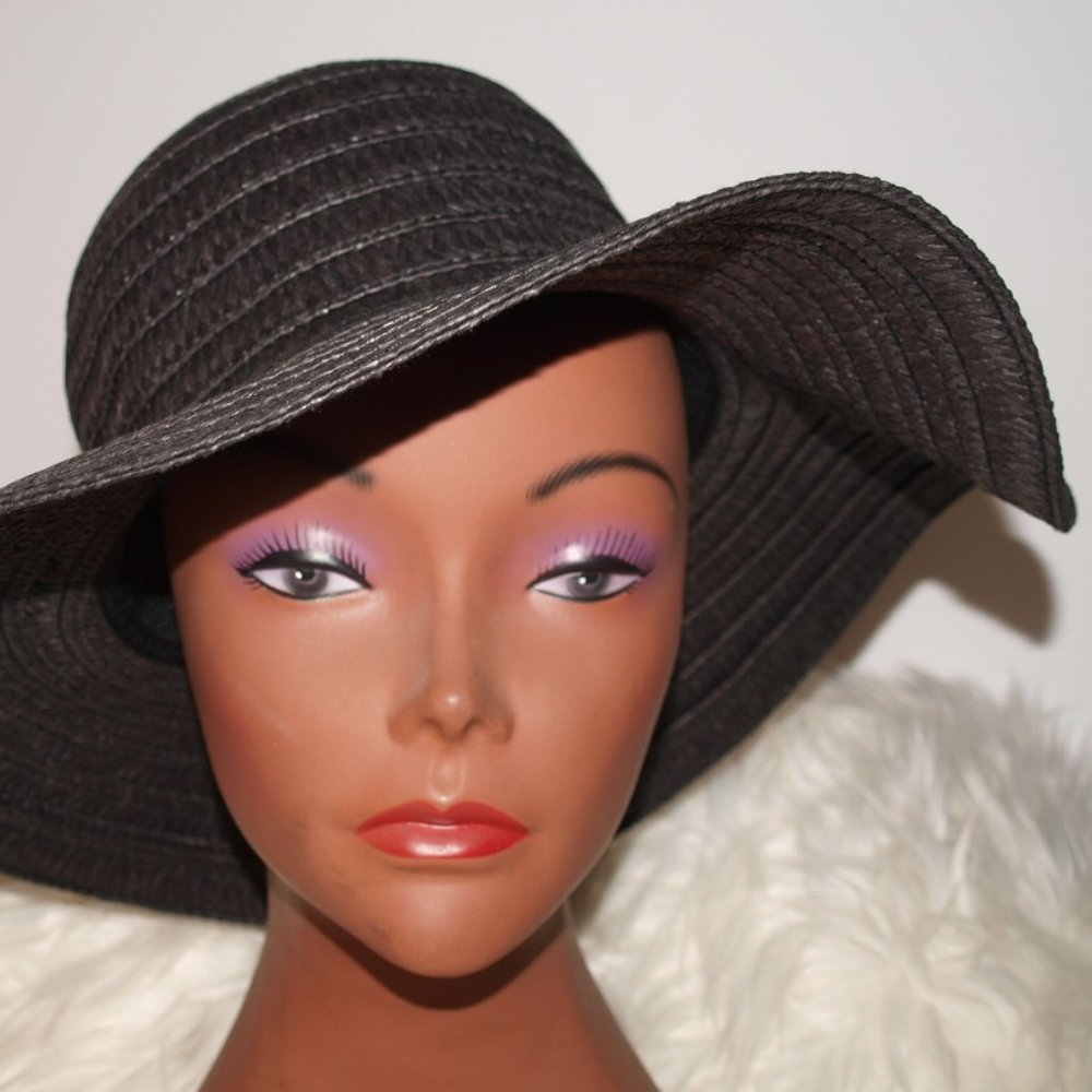 TIME AND TRU black adjustable headband Sunhat NEW